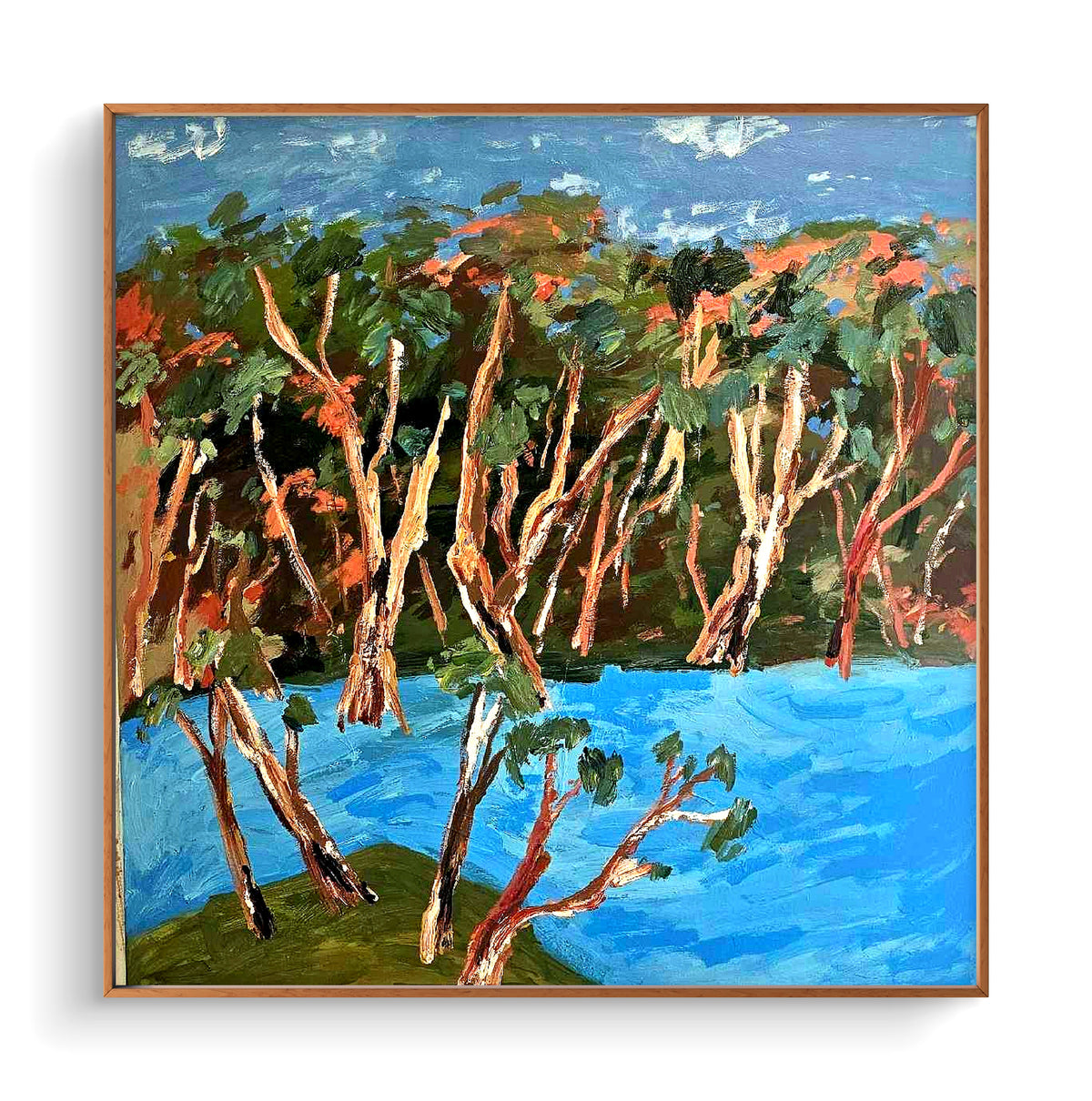 Red River Gums Beside The Murray