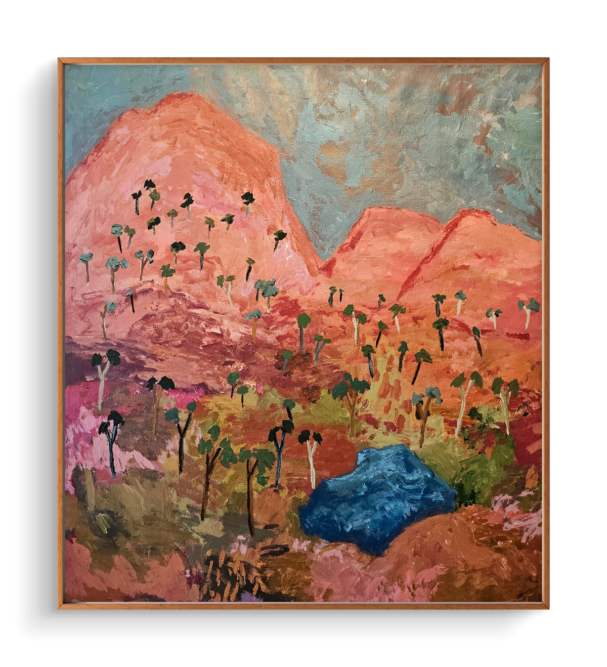 PRINT - Tall Gums In The Shadow Of The Mountain